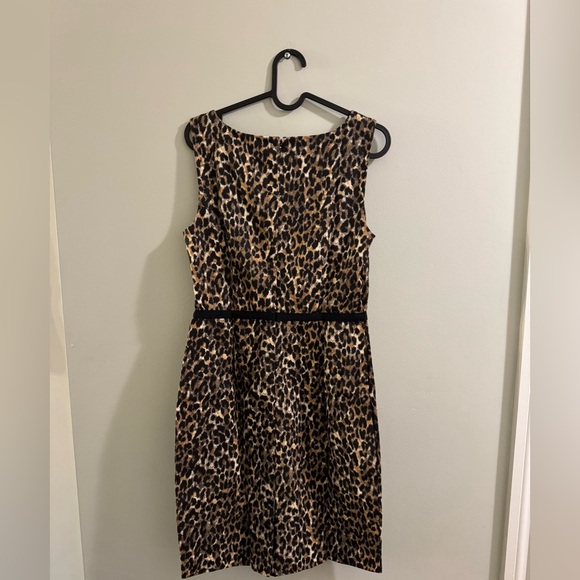ANNE TAYLOR LOFT Dresses & Skirts - Anne Taylor LOFT - Cheetah Print Sleeveless Dress